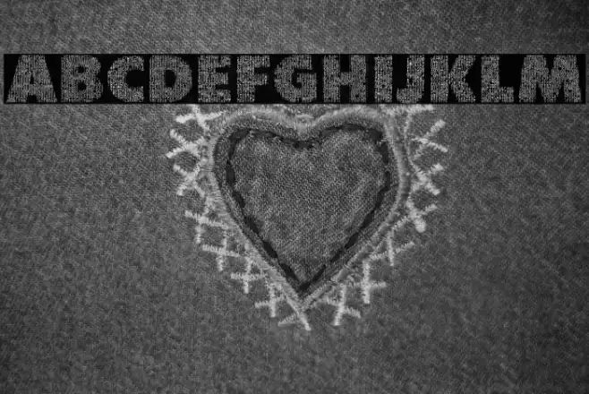 Character with Text Regular Polices examples