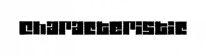Characteristic  Frei Schriftart Herunterladen