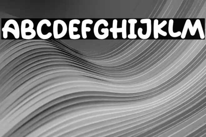 Characters Demo Schriftart examples