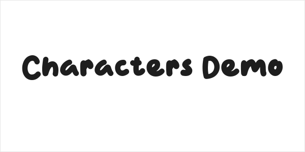 Characters Demo Logo
