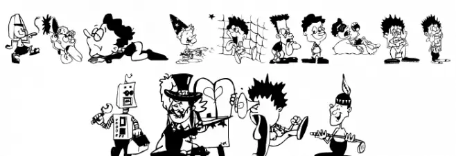 CharactersA Font OTHER CHARS