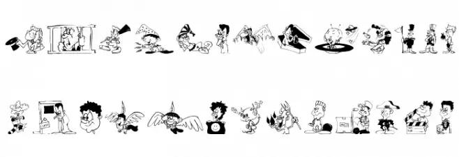 CharactersB Fuentes MINÚSCULAS