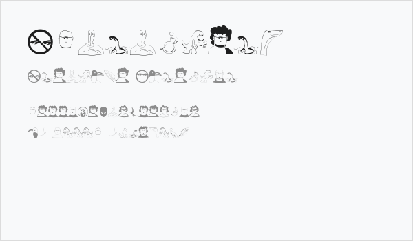 Characters Business Card