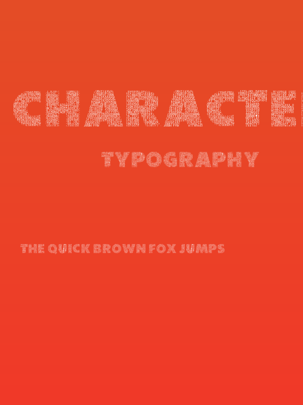 CharacterwithText-Regular Poster