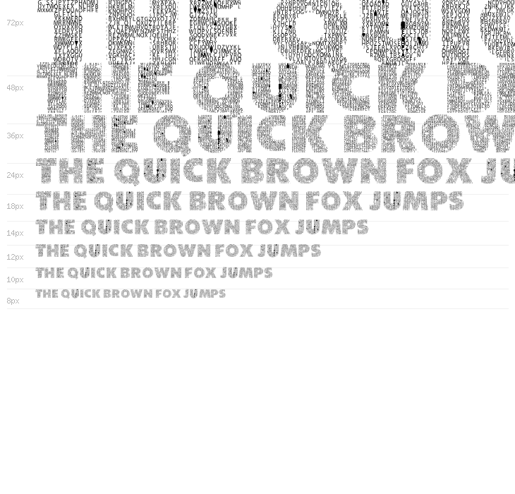 CharacterwithText-Regular Waterfall