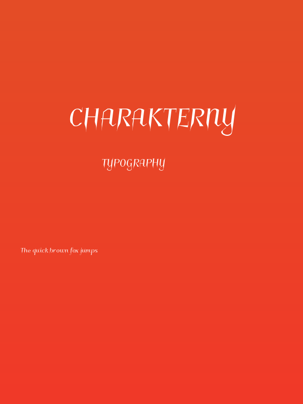 Charakterny Poster