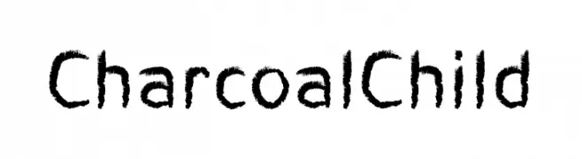 Charcoal Child  Fuentes Gratis Descargar