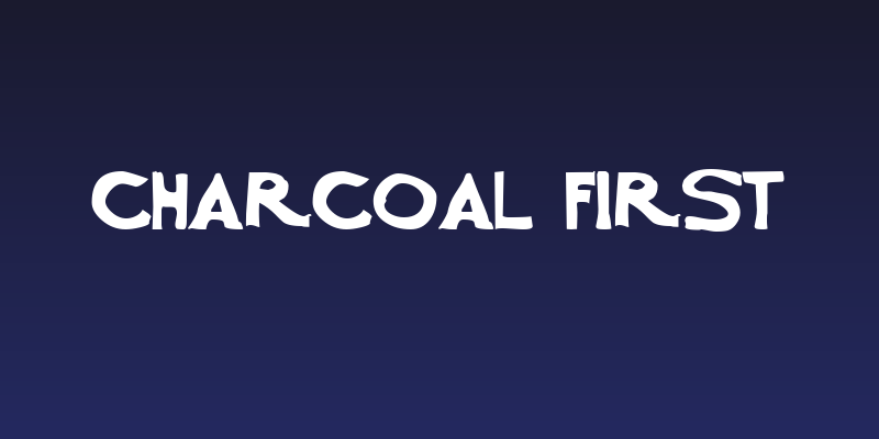 Charcoal first Social Header