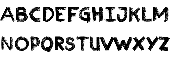 Charcoal Font LOWERCASE