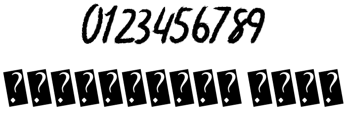 CharcoalScript Font OTHER CHARS