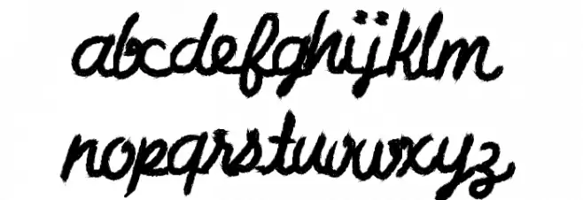 CharcoalScript Fonte MAIÚSCULAS