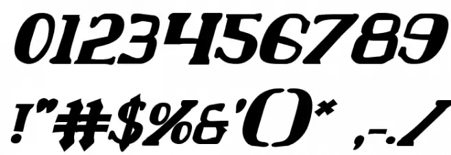 Chardin Doihle Bold Italic Fonte OUTROS PERSONAGENS