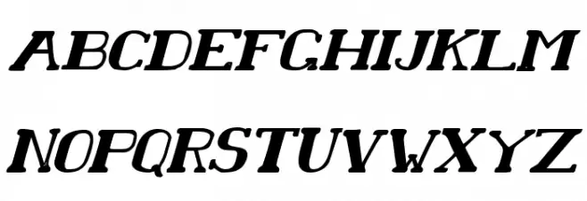 Chardin Doihle Bold Italic フォント 大文字