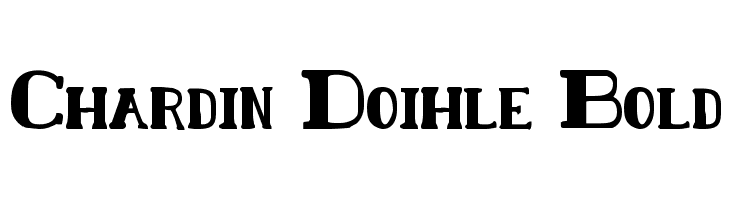 Chardin Doihle Bold  नि: शुल्क फ़ॉन्ट्स डाउनलोड