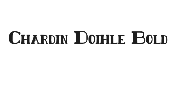 Chardin Doihle Bold Logo