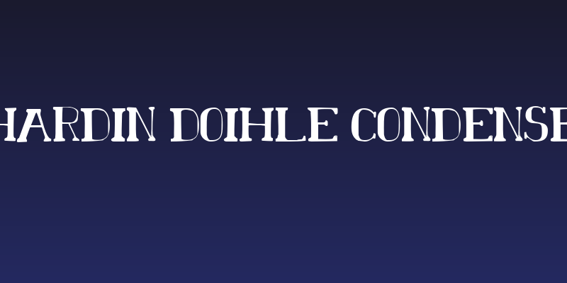 Chardin Doihle Condensed Social Header