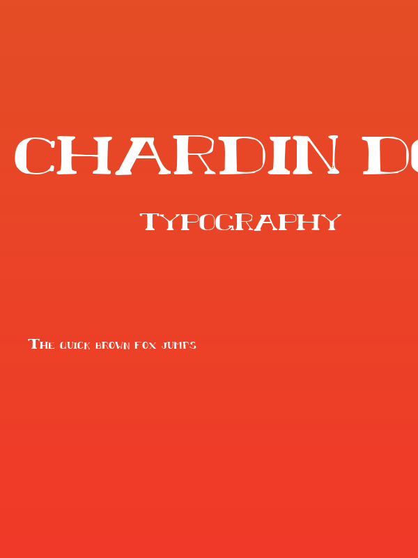 Chardin Doihle Expanded Poster