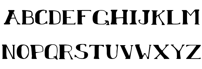 Chardin Doihle Expanded Font LOWERCASE