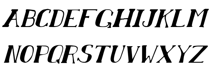 Chardin Doihle Italic Font LOWERCASE
