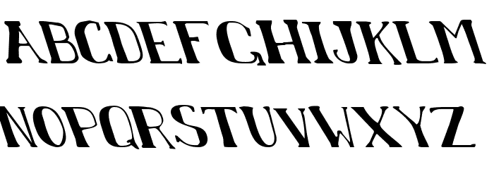 Chardin Doihle Leftalic Font LOWERCASE