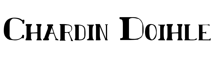 Chardin Doihle  Frei Schriftart Herunterladen