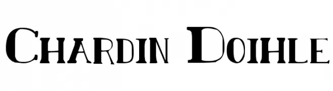 Chardin Doihle  नि: शुल्क फ़ॉन्ट्स डाउनलोड