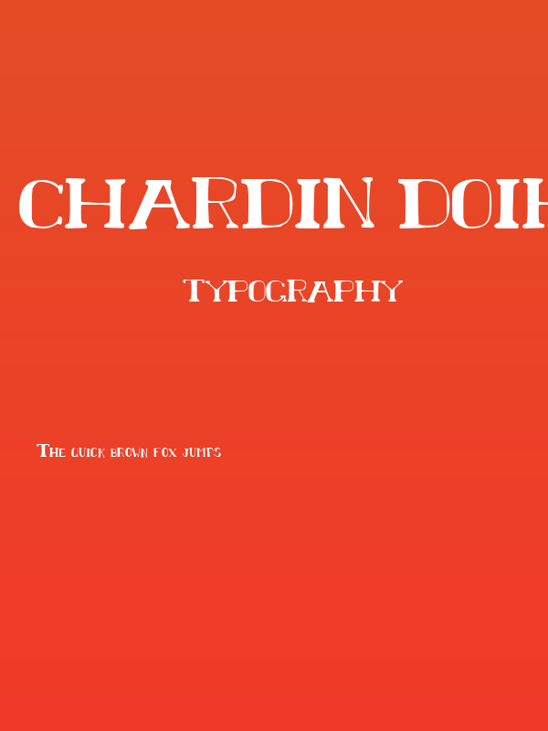 Chardin Doihle Poster