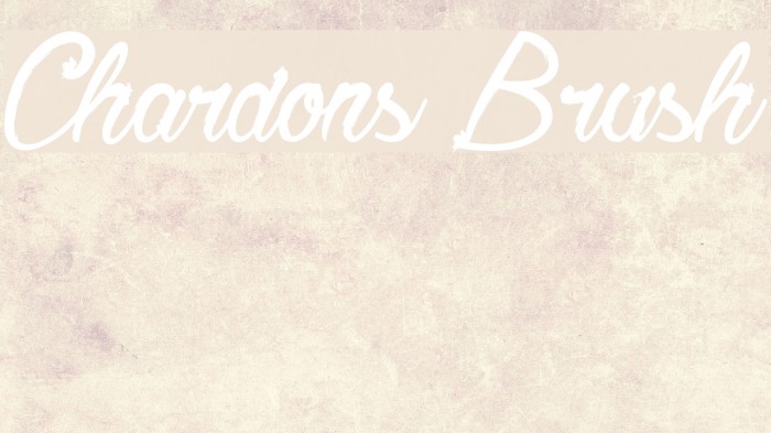 Chardons Brush Font examples