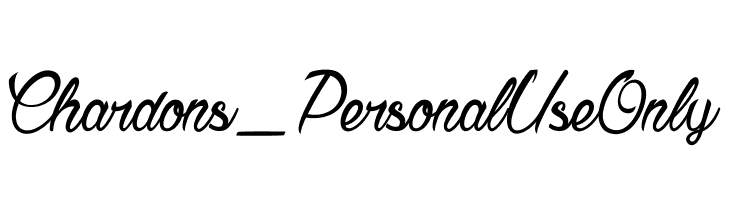 Chardons_PersonalUseOnly  font caratteri gratis
