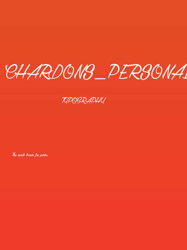 Chardons_PersonalUseOnly Poster