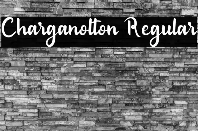 Charganolton Regular Polices examples
