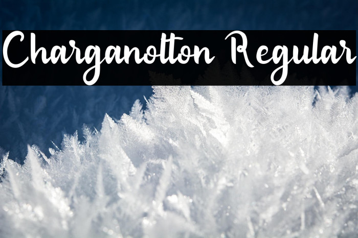 Charganolton Regular Example 2