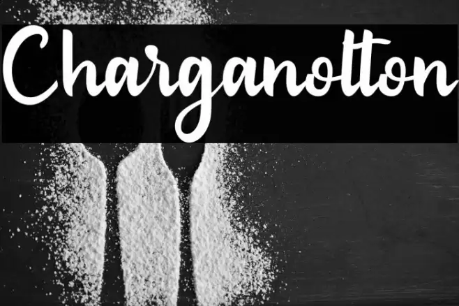 Charganolton Font examples