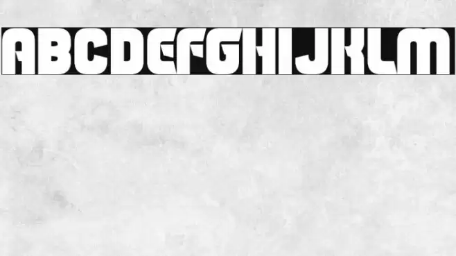 Charge Off Font examples