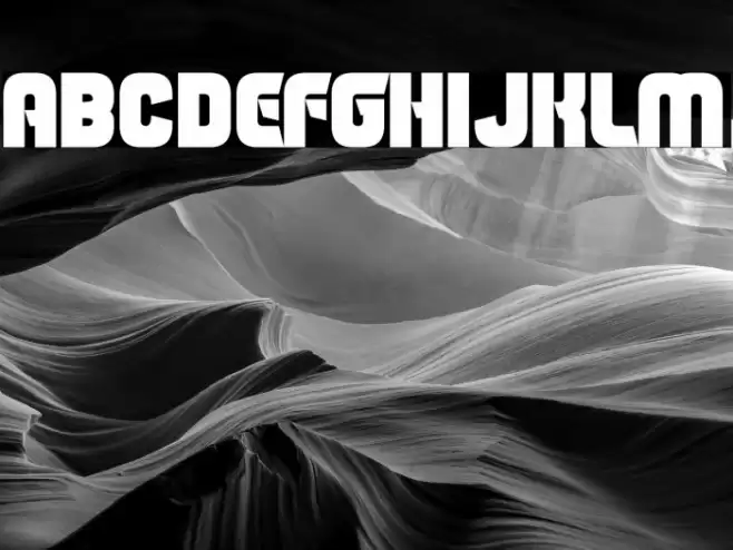 Charge Off Font examples