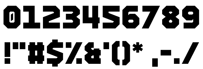 Charge Vector Black Font OTHER CHARS