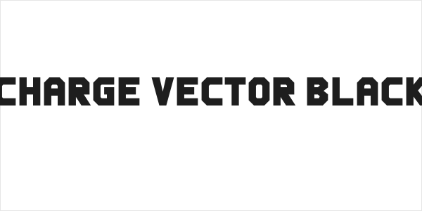 Charge Vector Black Logo
