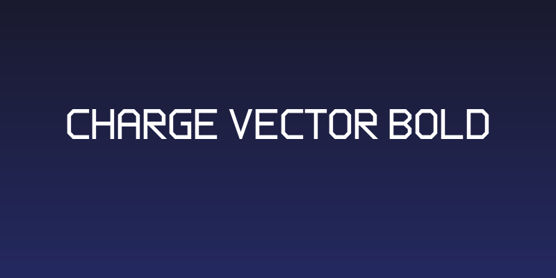 Charge Vector Bold Social Header