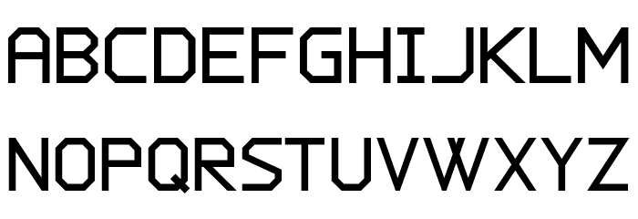 Charge Vector Bold Font LOWERCASE