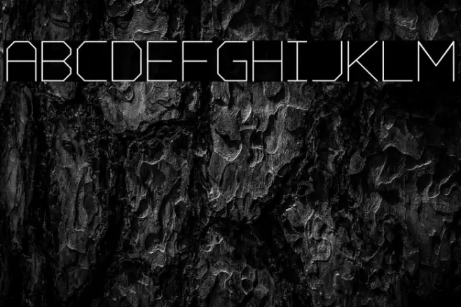 Charge Vector Thin Font examples