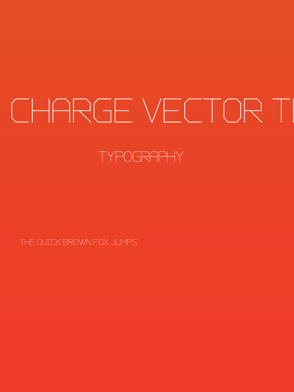 Charge Vector Thin Poster