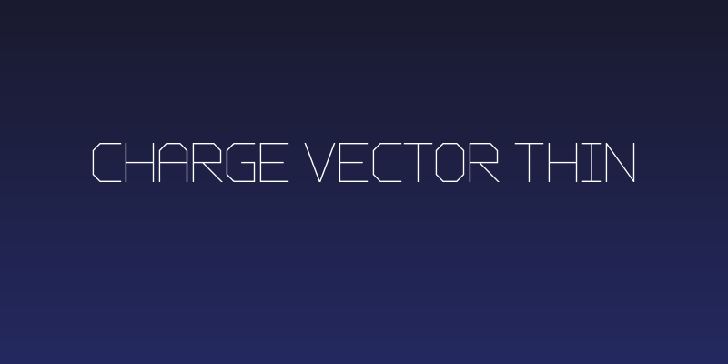 Charge Vector Thin Social Header