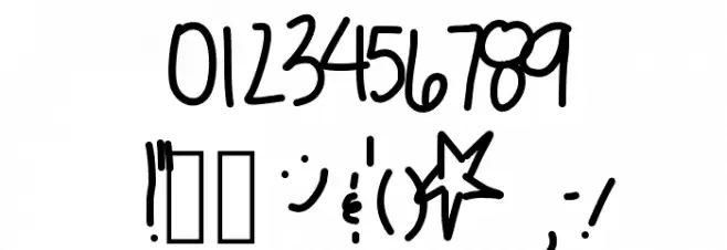 ChargedUp Font OTHER CHARS