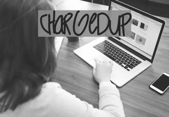 ChargedUp Font examples