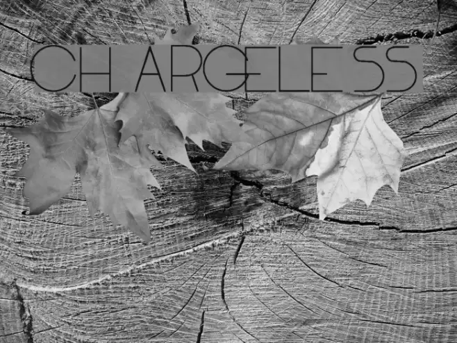 ChargeleSS Font examples