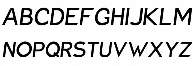 Charger Bold Italic Schriftart Groß