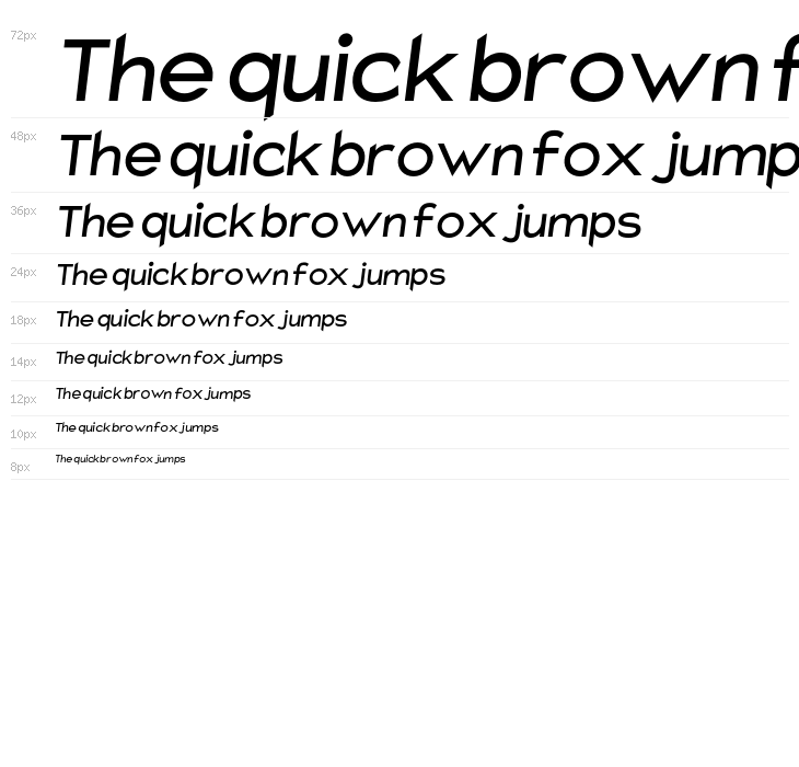 Charger Bold Italic Waterfall