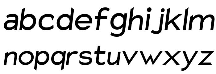 Charger Bold Italic Font LOWERCASE