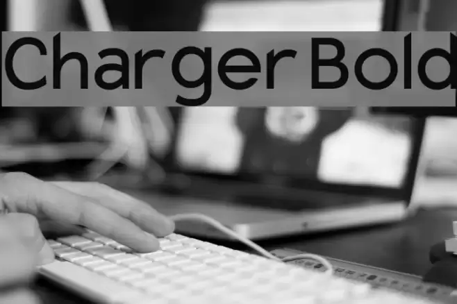 Charger Bold Font examples