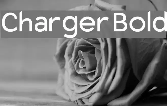 Charger Bold Font examples